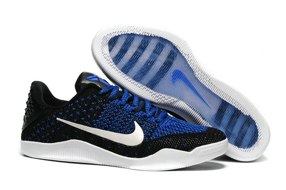 Kobe 11 (Xi) Elite Blue Black White Basketball Shoes